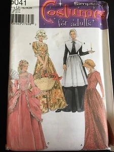 Pattern Simplicity 5041, misses’ costume puritan, centennial, 18th, 19th C. - Picture 1 of 2