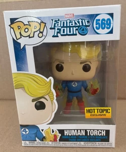 FUNKO POPS FANTASTIC FOUR HUMAN TORCH # 569 TEMA CALDO ESULSIVO - Foto 1 di 6