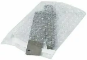 1100 - 4x7.5 Bubble Out Pouches Bags Wrap Cushioning Self Seal Clear 4" x 7.5" - Picture 1 of 5