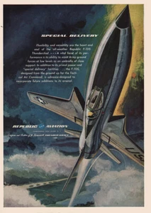 1960 Republic Aviation: Special Delivery Vintage Print Ad - Picture 1 of 1