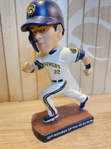 2020 Milwaukee Brewers Christian Yelich 40 HR 30 SB SGA Bobblehead Marlins MVP Cover