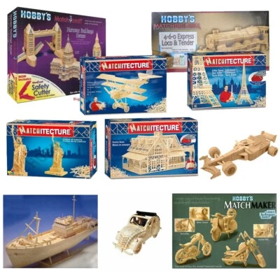 Matchstick Modelling Kits Various - Image 1 of 4