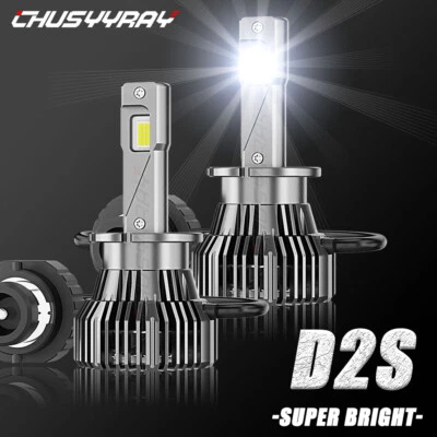 Bombillas de faros D2S/D2R/D2C aptas para Infiniti FX50 2009-2013 haz bajo y alto 2 piezas Foto 1 de 4