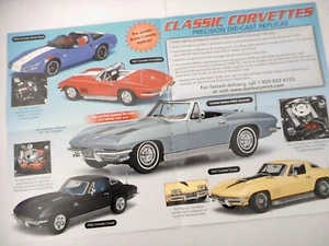 Danbury Mint American Classic Corvettes Catalog - Free Shipping - Picture 1 of 3