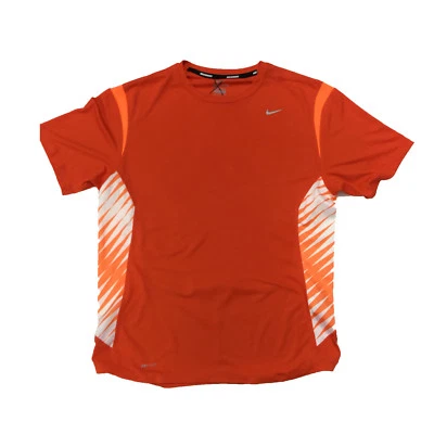 Camiseta deportiva activa a rayas cebra Nike Dri Fit para hombre 504613 Foto 1 de 3