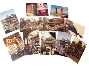 RPPC Postcard Lot China Chinese Scenery Vintage 1980s Yuyuan Garden King Wang - Picture 1 of 12