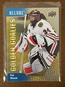 2023-24 Upper Deck Allure GG-15 Petr Mrazek Golden Goalies Chicago Blackhawks - Picture 1 of 2
