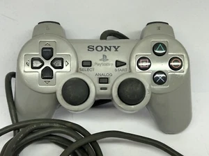 OEM Oficial Sony PlayStation 1 ~ Controlador con Cable SCPH-1200 Gris ~ Sin Probar - Imagen 1 de 3