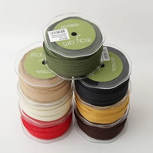 Twill Gift Wrap Tape Hair Bow Crafting Sewing Drill Fastener Craft Ribbon - Picture 1 of 22
