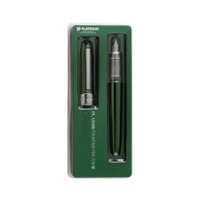 Pluma estilográfica Platinum PLAISURE verde pluma fina punta PGB-1000 #41-2G - Imagen 1 de 3