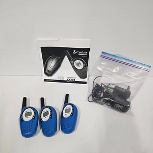 Juego de radio walkie talkie de dos vías Cobra 3 piezas + cargadores CXT94 - Imagen 1 de 6