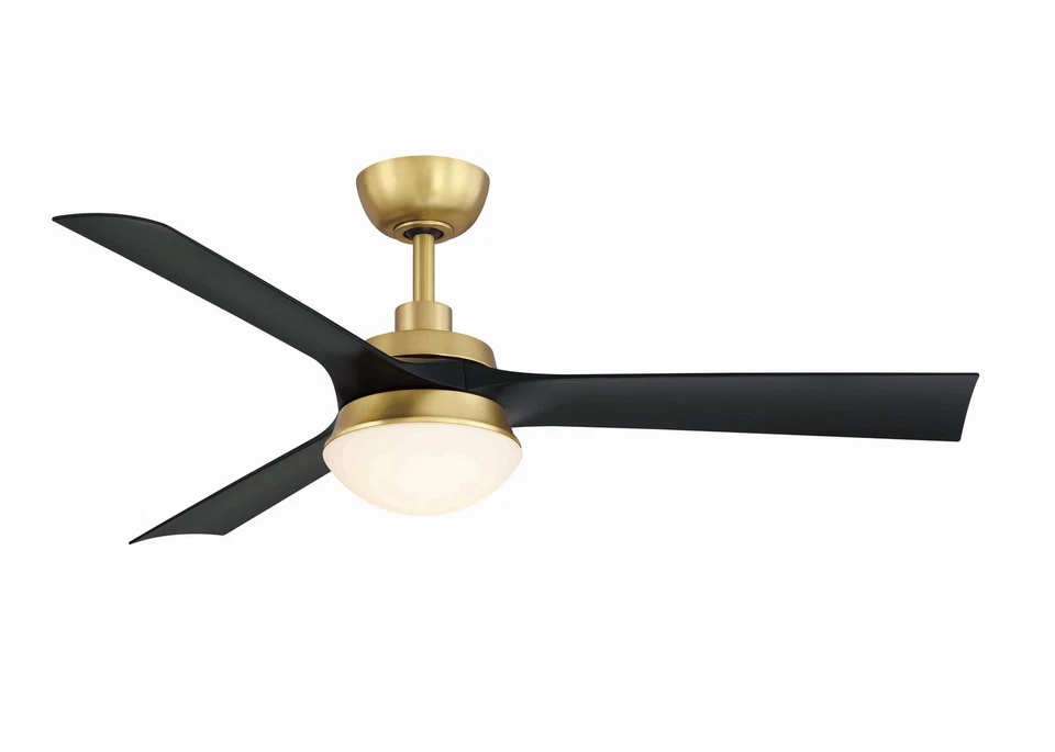 Brushed Satin Brass 52"Ceiling Fan from the Barlow Collection - Image 1 of 1
