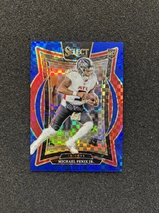 2024 Panini Select Michael Penix Jr. Blue Prizm /249 #80 Rookie Atlanta Falcons - Bild 1 von 2