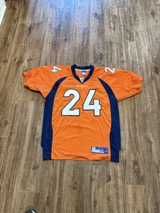 CHAMP BAILEY Denver Broncos #24 Reebok NFL On field men's Jersey Size 48 XL - Picture 1 of 6