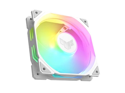 ASUS TUF Gaming TR120 120mm ARGB White Fan Triple Pack 28mm Fan Frame, 3.3mm H2O - Image 1 of 4