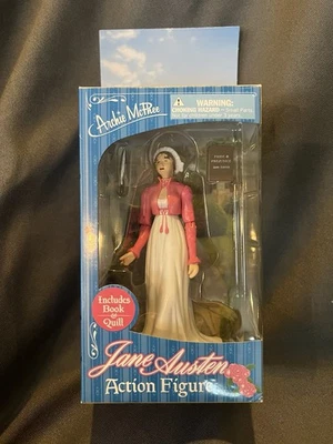 Figura de acción Jane Austen 5,5′′ - Nueva en caja - Mini libro + pluma Foto 1 de 4