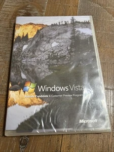 Windows Vista Release Candidate 1 Customer Preview Program DVD PN X12-78840 Seal - Picture 1 of 2