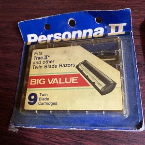 9 Vintage USA Personna II Trac & andere Doppelklingenrasierer - Bild 1 von 2