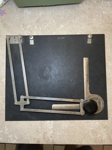 Vintage Dietzgen Drafting Board w/ Protractor Arm – Industrial Mid-Century Tool - Picture 1 of 6