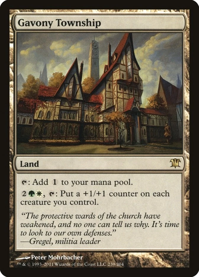 Gavony Township Innistrad Magic The Gathering MTG Card - Image 1 of 1