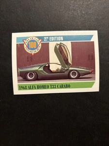 Jb26 Action Dream Cars 100 2nd Addition 1992 #48 Alpha Romeo T 33 Carabo 1968 - Bild 1 von 2