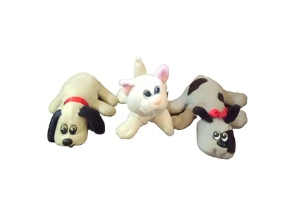 2 Tonka Pound Puppies And 1 Purries Kitty Stuffed Animal Plush Toys - Image 1 of 4