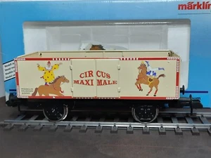 Märklin Maxi Spur 1, 1:32 Museumswagen 2000 "Circus Maximale" mit Pferden u. OVP - Bild 1 von 21