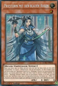 yugioh 1x Priesterin mit den blauen Auge LCKC-DE016 SECRET RARE 1AUFLAGE DEUTSCH - Picture 1 of 1