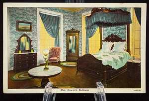 Postal Mrs. Rowans Dormitorio Bardstown My Old Kentucky Home KY Lino Sin Publicar - Imagen 1 de 9