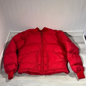 Piumino da parete vintage trapuntato puffer western ranchwear bomber giacca uomo taglia M - Foto 1 di 11