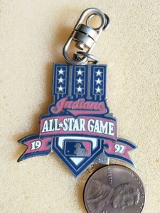 1997 MLB Cleveland Indians All Star Baseball Game Keychain by Imprinted Products - Picture 1 of 2