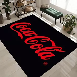 Coca Cola Rug, Coca Rug, Coke, Coca Cola Drink Floor Rug, Popular Coke,Coca Cola - Picture 1 of 12