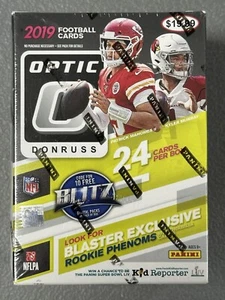 AUCTION #1 2019 Panini Donruss Optic Football Blaster Box Sealed - Picture 1 of 2