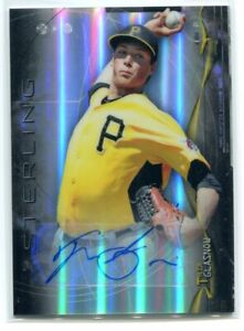 2014 Bowman Sterling Autographs Refractor TG Tyler Glasnow Rookie Auto 94/150