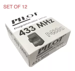 SET OF 12 PILOT P433A TPMS TIRE PRESSURE MONITORING PROGRAMMABLE SENSOR 433 MHZ - Picture 1 of 2