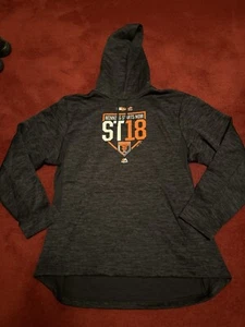 San Francisco giants MLB Jacket Pullover Hoodie XL MAJESTIC ON FIELD THERMA - Picture 1 of 15