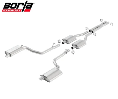 Borla S-Type 2.5" Cat-Back Exhaust System For 11-14 Dodge Charger R/T 5.7L Foto 1 de 3