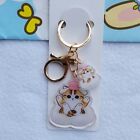 Double-Sided Cat Keychain Acrylic Key Chains Creative Hanging Ornaments  Key
