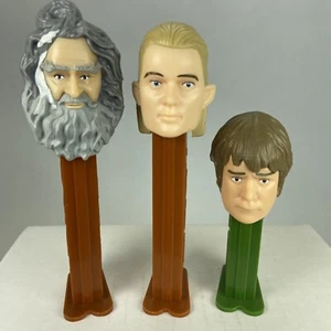 Dispensadores PEZ El Señor de los Anillos Legolas Samwise Gamgee y El Hobbit Radagast - Imagen 1 de 7