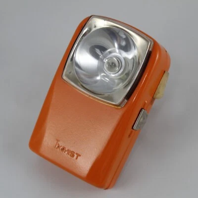 LINTERNA de Petaca Metalica Tipo Militar Tximist España c1970s RETRO vintage - Imagen 1 de 4