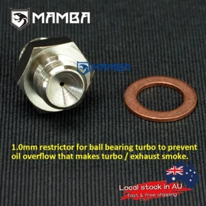 Turbo Oil Feed Adapter Fitting Garrett GT3076R GT3076BB GTX3076R / Prevent Smoke - Picture 1 of 6