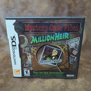 Mystery Case Files: MillionHeir Nintendo DS 2008 CIB Completo - Imagen 1 de 3