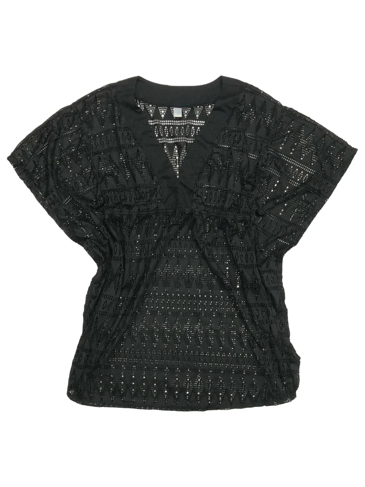 Traje de baño de encaje negro para mujer Foto 1 de 1