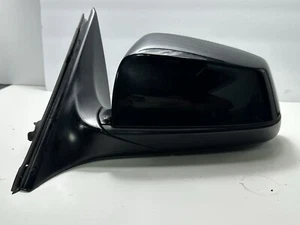 2010-2013 BMW 5 SERIES BLACK LEFT DRIVER SIDE VIEW MIRROR OEM M822 - Picture 1 of 10