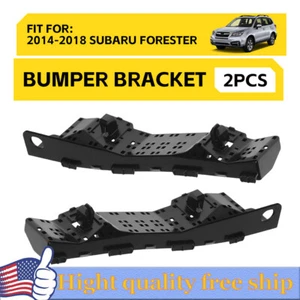For 2014-2018 Subaru Forester Front LEFT & RIGHT Side Bumper Bracket Set Oem R - Picture 1 of 13