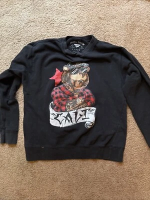 Large fatal crew black sweatshirt - Изображение 1 из 4