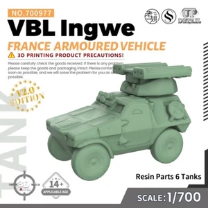 SSMODEL 1/700 Militär Modellbausatz Frankreich VBL Ingwe Panzerfahrzeug Spiele - Bild 1 von 5