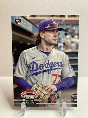 2023 Topps Stadium Club James Outman 1992 Rookie Design Variation /92 RC Dodgers - Image 1 of 4