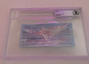 Tommy Lee Motley Crue handsigniert signed Scheck Beckett zertifiziert & beschichtet #2 - Bild 1 von 4