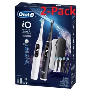 Oral-B iO Series 6 Electric Toothbrush Ultimate Clean + Sensitive iO6 2-PACK ✅✅✅ - Picture 1 of 11